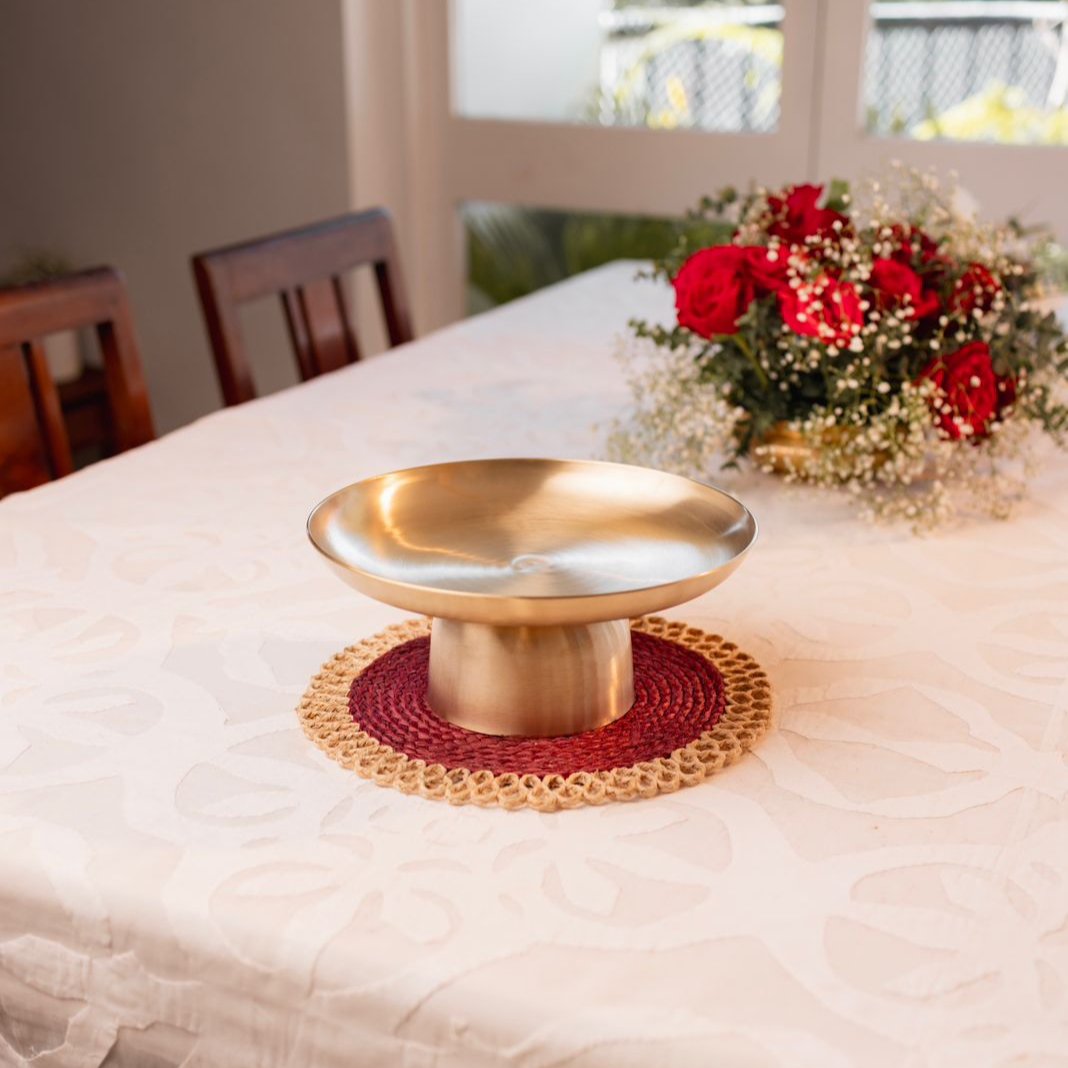 Heirloom Brass Platter - Medium