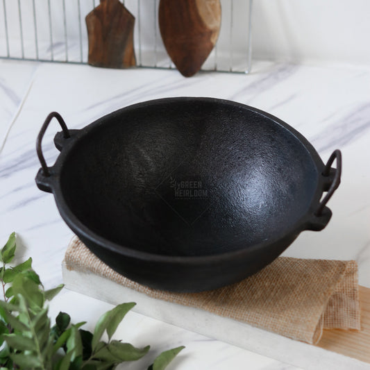 Cast Iron Wok from Green Heirloom