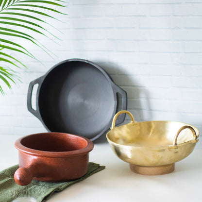 Bronze , Cast Iron & Clay Combo